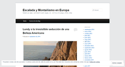Desktop Screenshot of escaladaeuropa.com