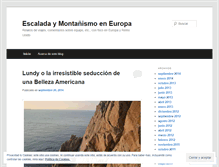 Tablet Screenshot of escaladaeuropa.com